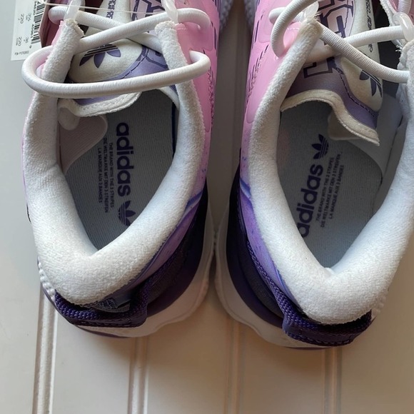 Adidas Ozweego Originals Sneaker Shoe Pink Tech Purple Size 5 Rare Stan Smith. - Picture 7 of 11